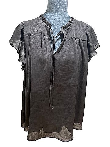 LC Lauren Conrad LC Lauren Conrad Short Sleeve Blouse (view 1)
