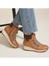 Maurices 93% Polyurethane 3% Zefsport 2% Cotton 2% Plastic 100% Thermolite Orange Boots Size 7 1/2 - photo 3