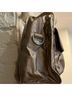 Kipling Gold Leather Shoulder Bag One size - photo 3