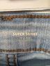 Super Shiny Blue Jeans Size 6 - photo 4