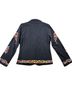 Maeve 100% Cotton 100% Polyester Floral Black Orange Blazer Size 2 - photo 2