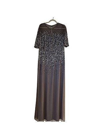 Adrianna Papell Beaded illusion dress Casual Dress (view 1)