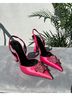 Title Unknown Solid Pink Heels Size EU 36 1/2 - photo 12