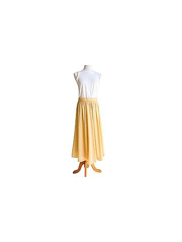 Ann Taylor Golden skirt Formal Skirt (view 1)