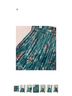 Requirements 100% Rayon Floral Teal Casual Skirt Size M - photo 5