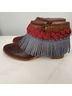Faryl Robin Brown Blue Ankle Boots Size 9 - photo 3