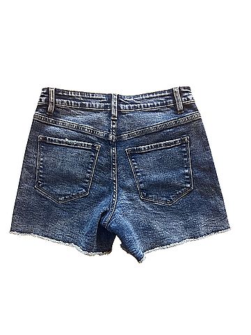 Flying Monkey Instantaneous High Rise Denim Shorts (view 2)