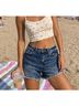 Flying Monkey Blue Denim Shorts Size 27 - photo 4