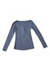 Peruvian Connection Blue Long Sleeve Top Size S - photo 2