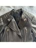 Belstaff 100% Leather 30% Polyester 70% Acetate Solid Black Leather Jacket Size S - photo 3