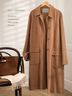 Cashmere 100% Cashmere Solid Tan Coat Size XXL - photo 6