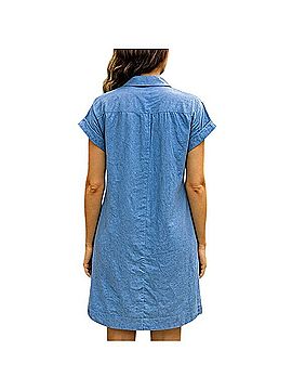Oliphant Tuckernuck Cirque Shirt Mini Dress Casual Dress (view 2)