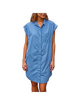 Oliphant Tuckernuck Cirque Shirt Mini Dress Casual Dress (view 1)