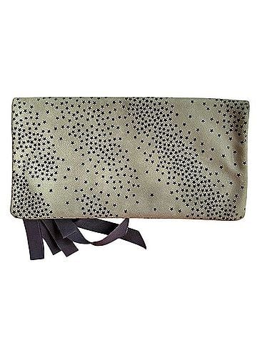 Clare V. Vivier Stars Leather Zip Clutch Leather Clutch (view 2)