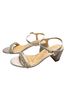 Badgley Mischka Tan Ivory Sandals Size 6 - photo 1