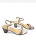 Badgley Mischka Tan Ivory Sandals Size 6 - photo 4
