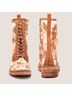 Vintage Foundry 90% Leather 10% Polyurethane 100% Leather 90% Leather Floral Brown White Boots Size 6 - photo 6
