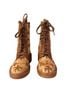 Vintage Foundry 90% Leather 10% Polyurethane 100% Leather 90% Leather Floral Brown White Boots Size 6 - photo 9