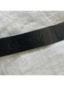 CC Skye 100% Patent Leather Black Silver Leather Belt One size - photo 6