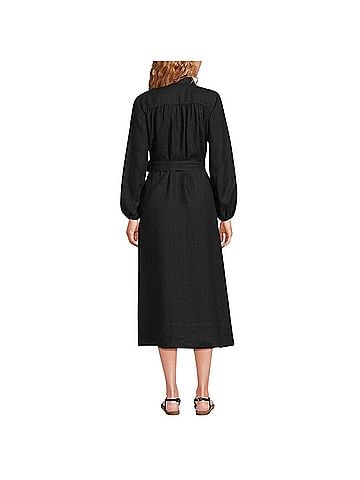 Lands' End Linen Casual Dress (view 2)