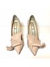 No. 21 100% Calf Leather Pink Heels Size 6 1/2 - photo 3