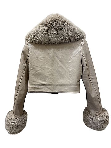 Azalea Wang Faux Leather Jacket (view 2)