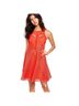 River Island 100% Polyester Solid Red Cocktail Dress Size 14 - photo 1