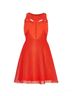 River Island 100% Polyester Solid Red Cocktail Dress Size 14 - photo 3