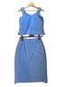 St. John Blue Cocktail Dress Size 2 - photo 1