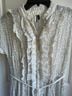 Topshop 100% Polyester White Cocktail Dress Size 4 - photo 9