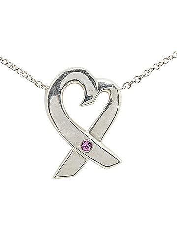 Tiffany & Co. Tiffany & Co. Paloma Picasso Loving Heart Necklace in 925 Sterling Silver for Women. (view 2)