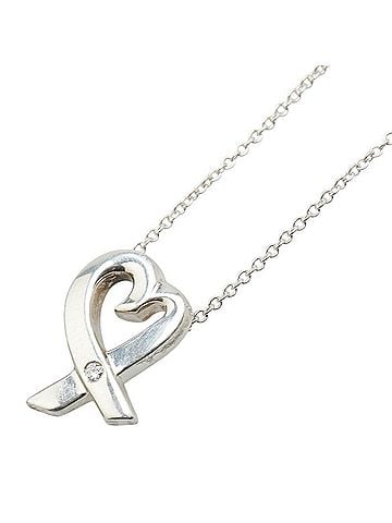 Tiffany & Co. Tiffany & Co. Loving Heart Necklace in 925 Sterling Silver for Women. (view 1)