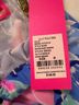 Lilly Pulitzer Luxletic 100% Rayon Blue Pink Romper Size M - photo 4