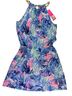 Lilly Pulitzer Luxletic 100% Rayon Blue Pink Romper Size M - photo 1