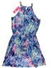 Lilly Pulitzer Luxletic 100% Rayon Blue Pink Romper Size M - photo 2