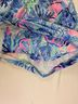 Lilly Pulitzer Luxletic 100% Rayon Blue Pink Romper Size M - photo 5