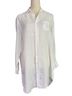 Frank & Eileen 100% Linen White Button-Down Shirt Size S - photo 1