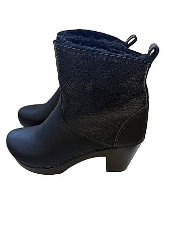 No.6 Store Pull On Shearling Clog Bootie Ankle Boots (view 1)