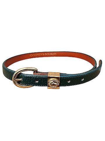 Dooney & Bourke Forest Green All-Weather Leather Belt (view 1)
