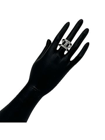 Hermès HERMES Osmo's GM Ring, Sterling Silver 925, Men's and Women's Accessory, Silver, Item No. 27330 (view 2)