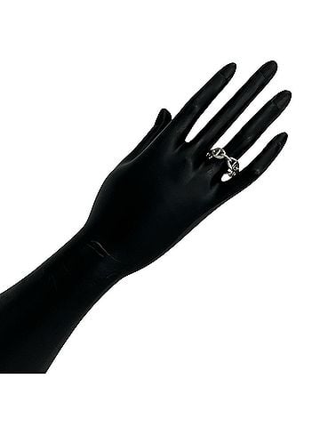 Hermès HERMES Chaine d'Ancre Enchainée Ring, Sterling Silver 925, Accessory, Silver, 61437 (view 2)