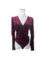 Free People Red Black Bodysuit Size L - photo 1