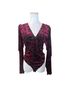 Free People Red Black Bodysuit Size L - photo 2