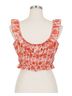 Saylor 100% Cotton Floral Multi Color Short Sleeve Blouse Size S - photo 2