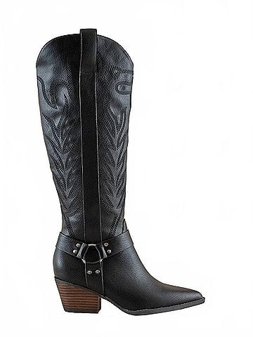 Oasis Society Women's Faye Western Boot in Black (view 1)