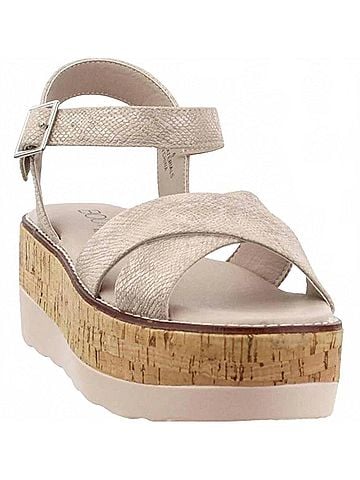 Corkys Women's Fluffie Sandal in Champagne (view 2)