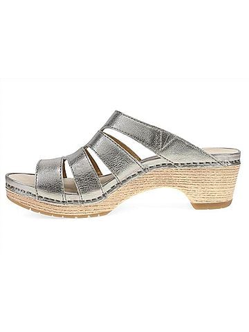 Dansko Women's Lyndi Metallic Sandal in Platino (view 2)