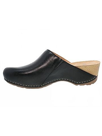 Dansko Women's Talulah Milled Burnished Mule in Black (view 2)