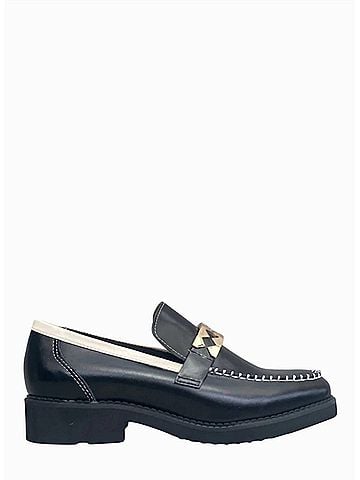 All Black Women's Clip And Stitch Loafer Shoe in Black (view 1)