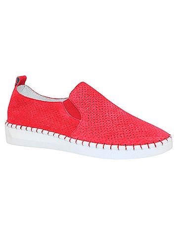 Bernie Mev Women's Tw98 Slip On Sneaker Shoe in Red (view 1)
